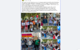 Post du collectif 69 Palestine sur Facebook suite à sa manifestation du 3 août 2024 à Lyon.