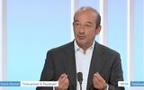 Pierre Lasry lors d'une émission sur France 3, le 12 April 2018. (Crédit : Pierre Lasry / CC BY-SA 4.0)