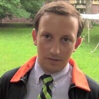 Jacob Reses répondant à une question la plus grande leçon qu'il avait tirée de son passage à l'université, à Princeton, en 2013. (Crédit : Capture d'écran YouTube ; utilisée conformément à la clause 27a de la loi sur le droit d'auteur)