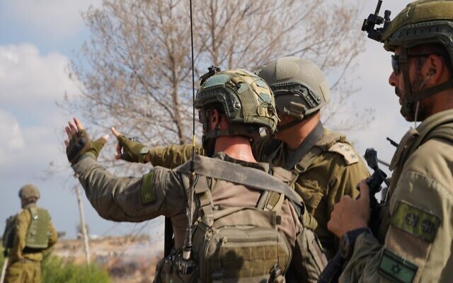 Des soldats de l’armée israélienne opérant dans la bande de Gaza, sur cette photo diffusée pour publication le 14 août 2024. (Crédit : Armée israélienne)