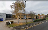 Le parc industriel Meridian, qui abrite un bâtiment détenu en copropriété par Elbit Systems, à Leicester, au Royaume-Uni. (Crédit : Google Maps)