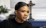 Illustration : La commentatrice américaine d'extrême-droite Candace Owens lors de l'une de ses émissions, le 19 août 2024. (Crédit : Capture d'écran via YouTube ; utilisée conformément à la clause 27a de la loi sur le droit d'auteur)