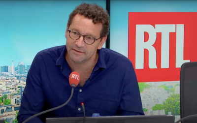 Capture d'écran montrant l'historien Vincent Lemire dans l'émission "Focus Dimanche" le 22 septembre 2024 sur RTL.
