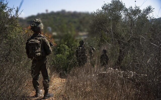 Des soldats de l’armée israélienne opérant dans le sud du Liban, sur une photo publiée le 25 octobre 2024. (Crédit : Armée israélienne)