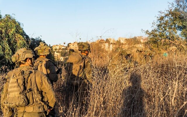 Des troupes de Tsahal opèrent dans le sud du Liban, sur une image publiée le 29 octobre 2024. (Armée israélienne)