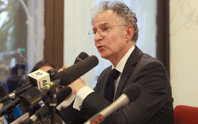 L’avocat François Zimeray, à Paris, le 4 mars 2019. (Crédit : JACQUES DEMARTHON / AFP)