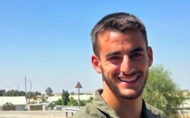 Le capitaine Ben Zion Falach, tué dans le sud du Liban le 2 octobre 2024. (Crédit : Armée israélienne)