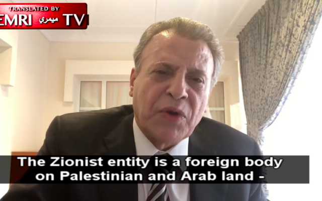 Jamal Rayyan, présentateur d'Al Jazeera. (Crédit : Memri.tv / YouTube)