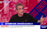 Raphaël Enthoven, sur le plateau de BFMTV, le 4 octobre 2024. (Capture d'écran Youtube / BFMTV / utilisée conformément à l'article 27a de la loi sur le droit d'auteur)
