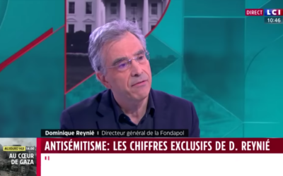 Dominique Reynié, politologue et directeur général de la Fondation pour l'innovation politique, invité de LCI le 5 octobre 2024. (Capture d'écran Youtube / LCI / utilisée conformément à l'article 27a de la loi sur le droit d'auteur)