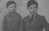 Photo d'Henri Bek, 12 ans, aux côtés de son neveu Jacques Woda, 2 ans. Henri Bek a été déporté en 1942. Jacques Woda a été arrêté avec sa famille en 1944 et a été interné à Marseille jusqu'à la libération de la ville. (Capture d'écran Youtube / France 24 / utilisée conformément à l'article 27a de la loi sur le droit d'auteur)