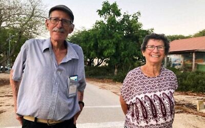 Oded et Yocheved Lifshitz, sur une photo prise avant le 7 octobre 2023. (Crédit : Autorisation)