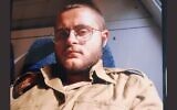 Sgt. Shoham Shlomo Nidam, tué lors d'une bataille contre le Hamas, au poste militaire de Nahal Oz, le 7 octobre 2023. (Crédit : Armée israélienne)