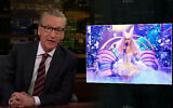 L'animateur américain Bill Maher discutant de Chappell Roan dans l'émission « Real Time with Bill Maher » sur HBO, le 12 octobre 2024. (Crédit : Capture d'écran YouTube/Real Time with Bill Maher ; utilisée conformément à l'article 27a de la loi sur le droit d'auteur)