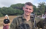 Le capitaine Eitan Itzhak Oster, 22 ans, commandant d'équipe dans l'unité commando Egoz, tombé au combat au cours de l'opération au sol contre le Hezbollah le 2 octobre 2024. (Crédit : Armée israélienne)