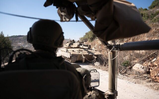 Les forces israéliennes en opération dans le sud du Liban, une image diffusée le 2 novembre 2024. (Crédit : Tsahal)