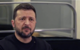 Le président ukrainien Volodymyr Zelensky s'exprimant lors d'une interview diffusée le 19 novembre 2024. (Crédit : Capture d'écran/Fox News ; utilisée conformément à la clause 27a de la loi sur le droit d'auteur)