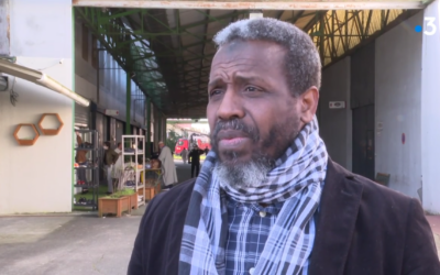 AbdouRahmane Ridouane, président de la mosquée de Pessac, dans un reportage diffusé sur France 3, le 25 février 2022. (Crédit : Capture d'écran Youtube / France 3 Nouvelle-Aquitaine ; utilisée conformément à l'article 27a de la loi sur le droit d'auteur)