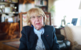 Arlette Testyler, rescapée de la rafle du Vel d’Hiv, dans une vidéo publiée le 3 décembre 2023. (Capture d'écran Youtube / Léa Bordier)