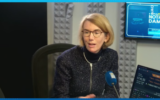 Emmanuelle Hénin, professeur de littérature comparée à la Sorbonne, dans une interview diffusée le 12 avril 2023 sur Radio Notre Dame. (Capture d'écran Youtube / Radio Notre Dame)