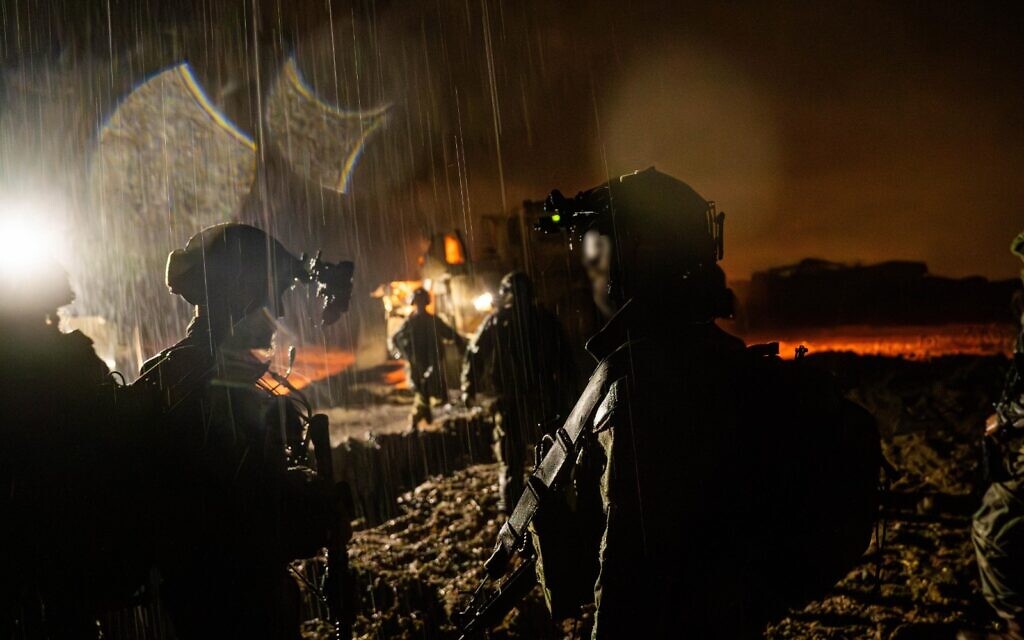 Tsahal opère à Jabalia dans la bande de Gaza, dans une image diffusée par l'armée le 21 novembre 2024. (Crédit : Tsahal)