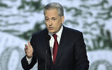 David Sacks, PDG de Yammer, lors de la première journée de la Convention nationale républicaine de 2024 au Fiserv Forum à Milwaukee, Wisconsin, le 15 juillet 2024. (Crédit : Andrew Caballero-Reynolds/AFP)