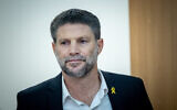 Le ministre des Finances Bezalel Smotrich dirigeant une réunion de la faction HaTzionout HaDatit, à la Knesset, à Jérusalem, le 9 décembre 2024. (Crédit : Yonatan Sindel/Flash90)