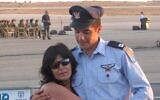 Asaf Dagan avec sa mère, Miri. (Autorisation)