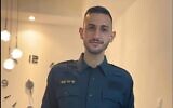 Le sergent-chef Shai El Knafo (Crédit : Autorisation)