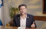 Le ministre des Finances, Bezalel Smotrich, s'exprime lors d'une émission en direct sur Facebook, le 8 janvier 2025. (Capture d'écran de Facebook, utilisée conformément à l'article 27a de la loi sur les droits d'auteur)