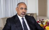 Le président du Conseil de transition du Sud du Yémen, Aidarous Al-Zubaidi, interviewé à New York, le 22 septembre 2023. (Crédit : Ted Shaffrey/AP)