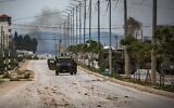 Les troupes de l'armée israélienne lors d'une opération militaire, dans la ville de Jénine, en Cisjordanie, le 22 janvier 2025. (Crédit : Nasser Ishtayeh/Flash90)