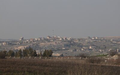 La frontière nord d'Israël avec le Liban, le 27 janvier 2025. (Crédit : David Cohen/Flash90)
