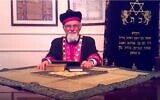 Le grand rabbin turc Ishak Haleva sur une photo non datée publiée le 14 janvier 2025. (Grand rabbinat de Turquie)