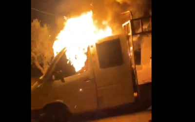 Vandalisme anti-palestinien en Cisjordanie, dans la nuit du 19 au 20 janvier 2025. Illustration (Capture d'écran X ; utilisée conformément à la clause 27a de la loi sur le droit d'auteur)