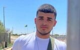 Le sergent Emil Samoylov, tué lors de l'assaut du Hamas contre l'avant-poste militaire d'Erez le 7 octobre 2023.  (Crédit : Armée israélienne)