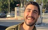 Le sergent-chef Yakir Levi, tué lors de l'invasion par le Hamas de l'avant-poste militaire de Paga le 7 octobre 2023. (Crédit : Armée israélienne)