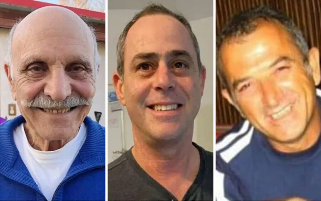 (De gauche à droite) Shlomo Mantzur, Tsahi Idan et Itzik Elgarat. (Autorisation)