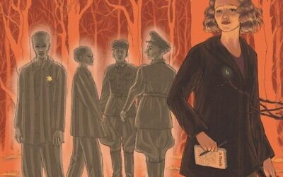 Couverture de la bande dessinée « Les Mémoires de la Shoah », de Tamia  Baudouin et Théa Rojzman, basée sur une série d'articles du même nom publiée par la journaliste Annick Cojean dans Le Monde en 1995, parue en janvier 2025. (Éditions Dupuis)