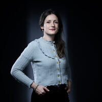 Rosa Bursztein, à Paris, le 6 décembre 2023. (Crédit : JULIEN DE ROSA / AFP)