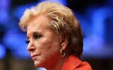 Linda McMahon, nommée par le président américain Donald Trump au poste de secrétaire à l'Éducation, témoignant lors de son audition de confirmation devant la commission sénatoriale de la Santé, de l'Éducation, du Travail et des Retraites, au Dirksen Senate Office Building, à Washington, le 13 février 2025. (Crédit : Win McNamee/Getty Images/AFP)