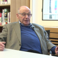 Le survivant de la Shoah Gerd Klestadt, 91 ans, dans une interview accordée au journal Luxemburger Wort, le 4 mars 2023. (Capture d'écran / Luxemburger Wort / utilisée conformément à l'article 27a de la loi sur le droit d'auteur)