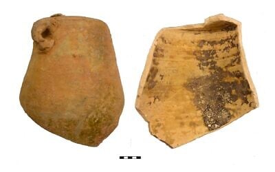 En 2016, des archéologues ont découvert des fragments de deux amphores du IVe siècle av. notre ère au large de Tel Achziv. L'un d'eux portait une inscription déchiffrée et publiée pour la première fois en 2025. (Jonathan Gotlieb)