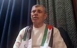 Le prisonnier palestinien libéré Mohammed al-Tous donnant une interview au média saoudien al-Arabiya, le 31 janvier 2025. (Crédit : Capture d'écran de Youtube)