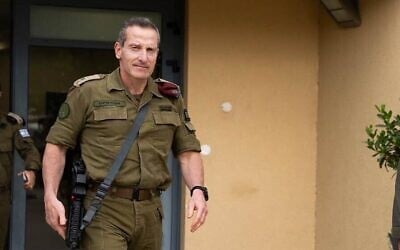 Le chef d'état-major adjoint de l'armée israélienne, le général Amir Baram, le 1er août 2024. (Crédit : Armée israélienne)