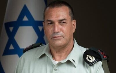 Eyal Zamir, alors chef d'état-major adjoint de Tsahal, en 2022. (Armée israélienne)