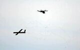 Test de systèmes de défense anti-drones dans le sud d'Israël, le 4 février 2025. (Ministère de la Défense)