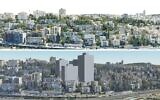 Images avant et après du quartier de Rasco, à Jérusalem, dans le cadre d'un projet de construction proposé. (Crédit : Association de protestation de Rasco)