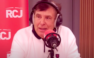 Jean-Pierre Foucault, à l’antenne de la radio RCJ, le 26 février 2025. (Crédit : Capture d’écran Radio RCJ)