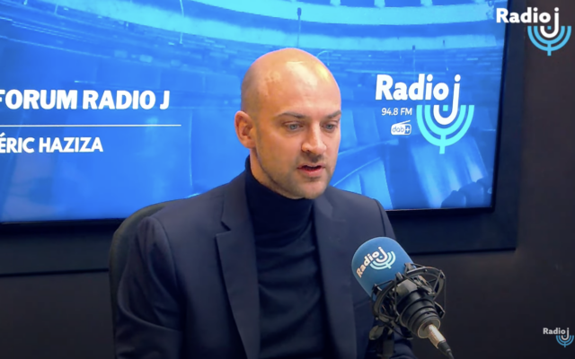 Le ministre français des Affaires étrangères Jean-Noël Barrot invité de Radio J, le 16 mars 2025 (Crédit : capture d'écran YouTube) Le ministre français des Affaires étrangères Jean-Noël Barrot invité de Radio J, le 16 mars 2025 (Crédit : capture d'écran YouTube)